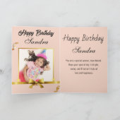 Farbenfroher Sonnenschein zum Geburtstag Karte (Innenseite)