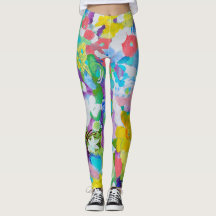 Farbenfroher Spaß durch Lydias Art Sangria Legging