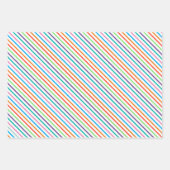 Farbenfroher Spaß FA LA LA URLAUBSSAISON Geschenkpapier Set (Vorderseite 3)