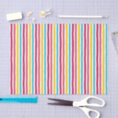 Farbenfroher Spaß gestreift Bonbons Seidenpapier (Handwerk)