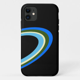 Farbenfroher Spaß Saturn Planet Rings Schwarzer We Case-Mate iPhone Hülle