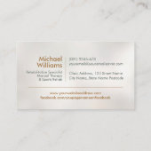 Farbenfroher Spine Tree Visitenkarte (Rückseite)