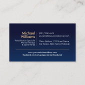 Farbenfroher Spine Tree Visitenkarte (Rückseite)