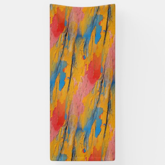 Farbenfroher Spritzer Banner (Vertikal)