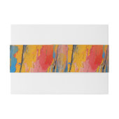 Farbenfroher Spritzer Einladungsbanderole (Rückseitenbeispiel)