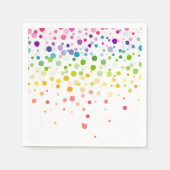 Farbenfroher Spritzer | Feiern Serviette (Vorderseite)