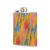 Farbenfroher Spritzer Flachmann (Links)