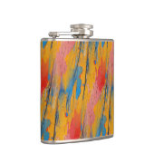 Farbenfroher Spritzer Flachmann (Rechts)