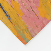 Farbenfroher Spritzer Fleecedecke (Ecke)