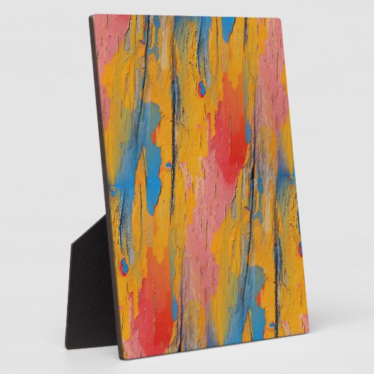 Farbenfroher Spritzer Fotoplatte (Seite)