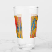 Farbenfroher Spritzer Glas (Rechts)