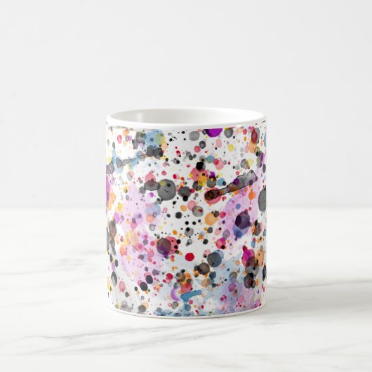Farbenfroher Spritzer Kaffeetasse (Mittel)