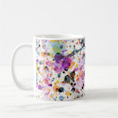 Farbenfroher Spritzer Kaffeetasse (Links)