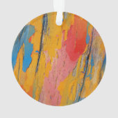 Farbenfroher Spritzer Ornament (Rückseite)