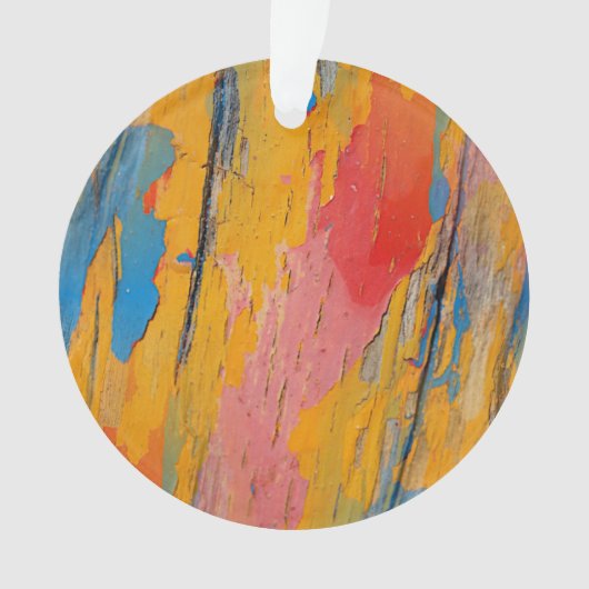 Farbenfroher Spritzer Ornament (Vorderseite)