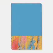 Farbenfroher Spritzer Post-it Klebezettel (Vorderseite)