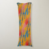 Farbenfroher Spritzer Seitenschläferkissen (Vorderseite Vertikal)