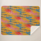 Farbenfroher Spritzer Sherpadecke (Vorderseite (Horizontal))