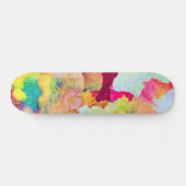 Farbenfroher Spritzer Skateboard (Horizontal)