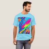 Farbenfroher Spritzer T-Shirt (Vorne ganz)