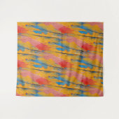 Farbenfroher Spritzer Wandteppich (Vorderseite (Horizontal))