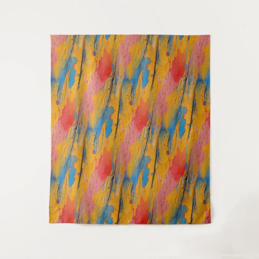 Farbenfroher Spritzer Wandteppich (Vorderseite)