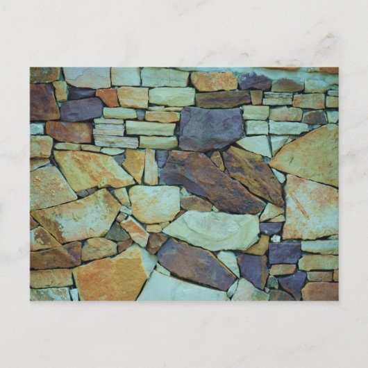 Farbenfroher Stack Postkarte (Vorderseite)