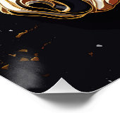 Farbenfroher Stallion-Geist Poster (Ecke)