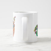 Farbenfroher Stammesdrache Jumbo-Tasse (Rückseite)
