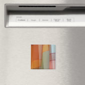 Farbenfroher Stoff Magnet (In Situ (Geschirrspüler))
