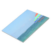 Farbenfroher Strandschirm Notizblock (angewinkelt)