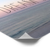 Farbenfroher Strandtraum Leben Poster (Ecke)