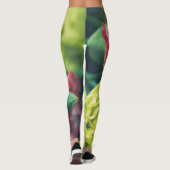 Farbenfroher Strauß von Blume Leggings (Rückseite)