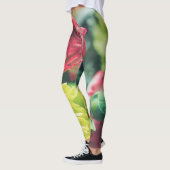 Farbenfroher Strauß von Blume Leggings (Links)