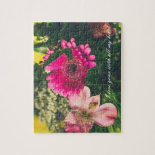 Farbenfroher Strauß von Blume Puzzle