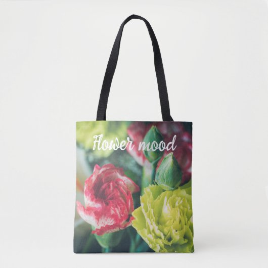 Farbenfroher Strauß von Blume Tasche (Vorderseite)