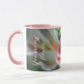 Farbenfroher Strauß von Blume Tasse (Links)