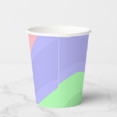 Farbenfroher Strudel Pappbecher (Rechts)