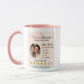 Farbenfroher Suchstil-Mutter-Foto-Tribut Tasse (Links)