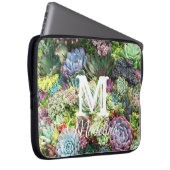 Farbenfroher, sukkultureller Garten Laptopschutzhülle (Vorne Rechts)