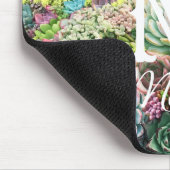 Farbenfroher, sukkultureller Garten Mousepad (Ecke)