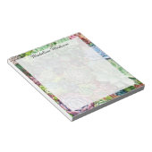 Farbenfroher, sukkultureller Garten Notizblock (angewinkelt)