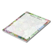 Farbenfroher, sukkultureller Garten Notizblock (Rotiert)