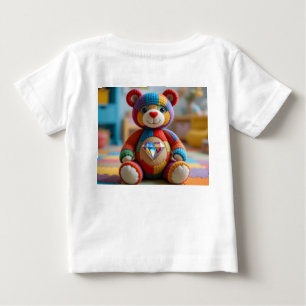 Farbenfroher Teddybär Baby T-shirt