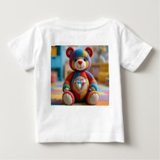 Farbenfroher Teddybär Baby T-shirt