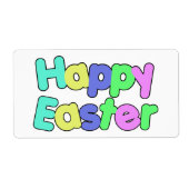 Farbenfroher Text Frohe Ostern   (Vorne)