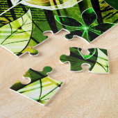 Farbenfroher Toucan und Blume. Jigsaw Puzzle (Seite)