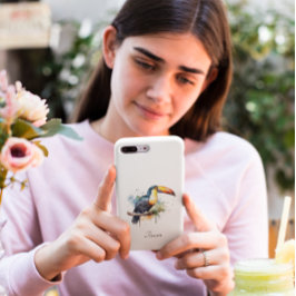farbenfroher Toukan, der auf einem Ast sitzt Case-Mate iPhone Hülle
