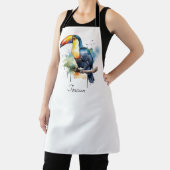 farbenfroher Toukan, der auf einem Ast sitzt Schürze (InSitu)