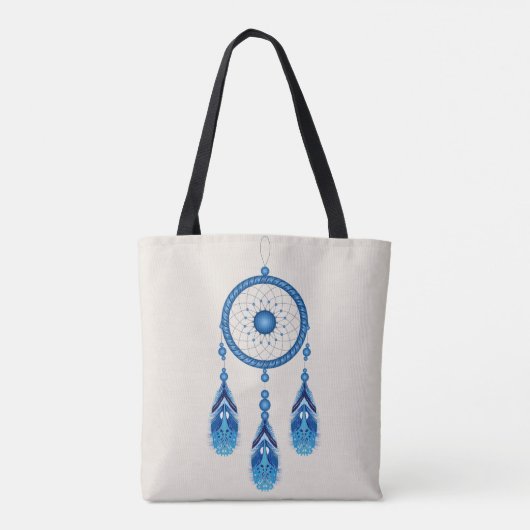 Farbenfroher Traumfänger Tasche (Rückseite)